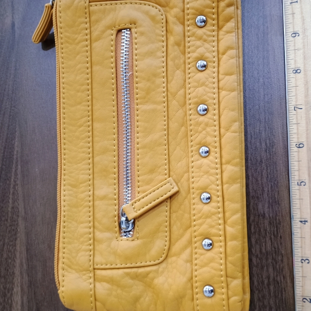 Stylish Yellow Women's Clutch - Picture 2 of 4